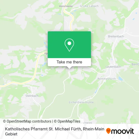 Карта Katholisches Pfarramt St. Michael Fürth