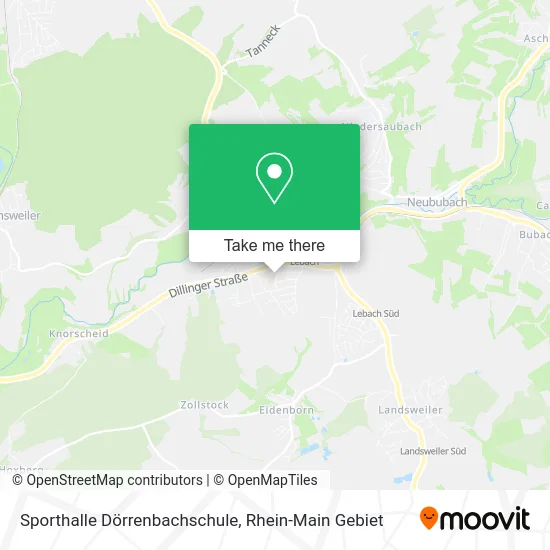 Карта Sporthalle Dörrenbachschule