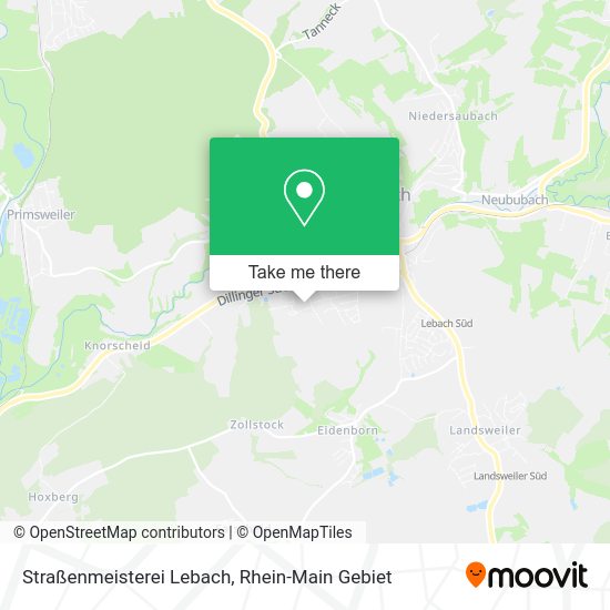 Карта Straßenmeisterei Lebach