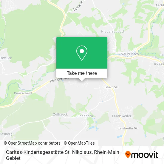 Карта Caritas-Kindertagesstätte St. Nikolaus