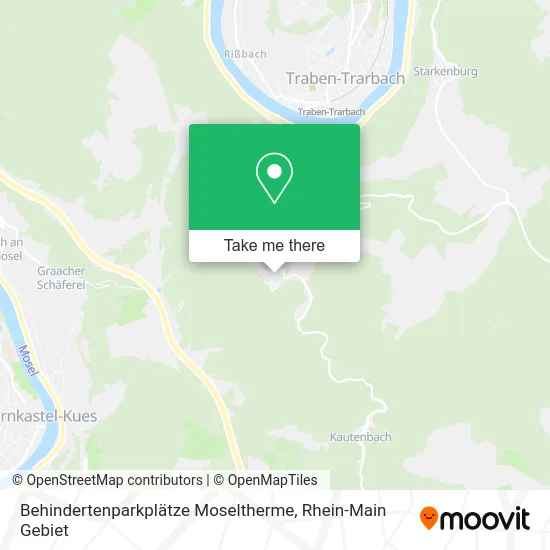 Карта Behindertenparkplätze Moseltherme