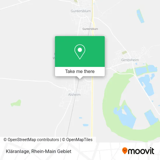 Карта Kläranlage