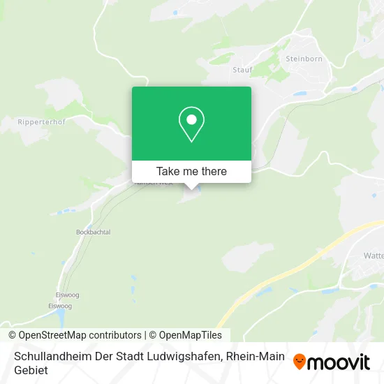 Карта Schullandheim Der Stadt Ludwigshafen