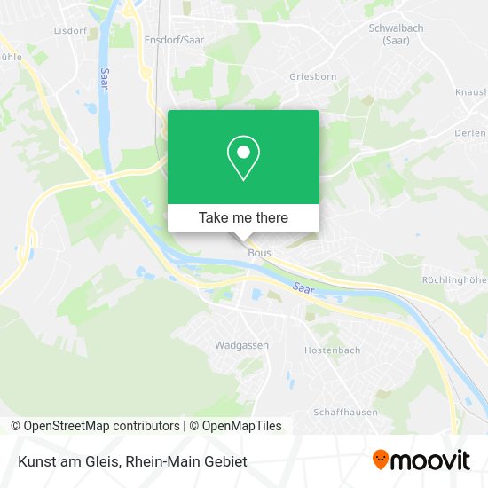 Карта Kunst am Gleis