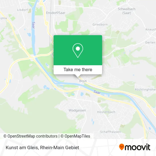 Карта Kunst am Gleis