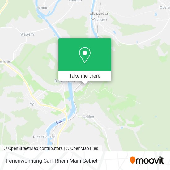 Карта Ferienwohnung Carl