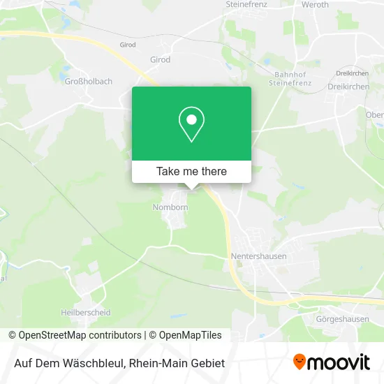 Карта Auf Dem Wäschbleul