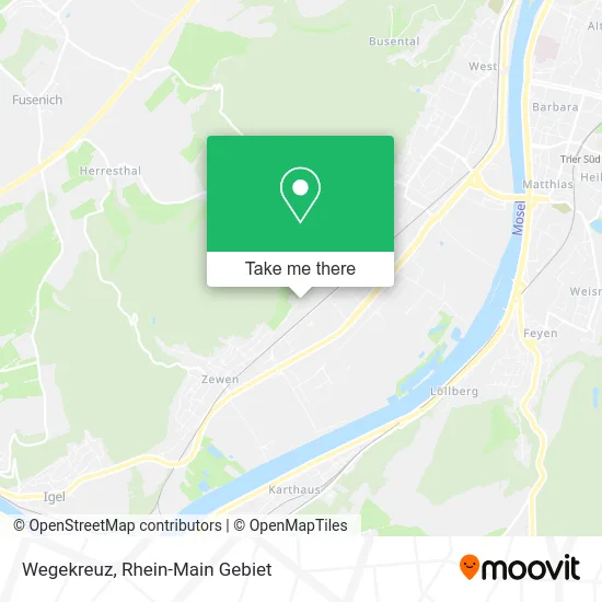 Карта Wegekreuz