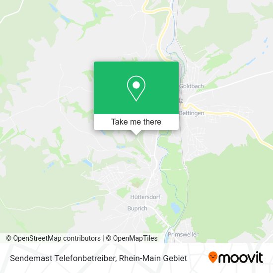 Карта Sendemast Telefonbetreiber