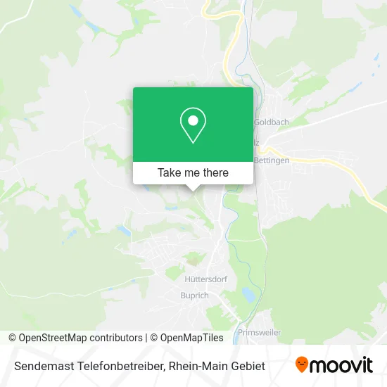 Карта Sendemast Telefonbetreiber