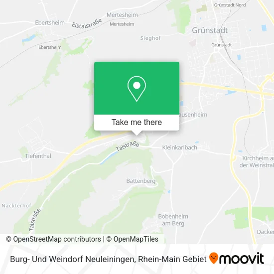 Карта Burg- Und Weindorf Neuleiningen