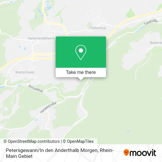 Карта Petersgewann / In den Anderthalb Morgen