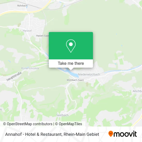 Карта Annahof - Hotel & Restaurant