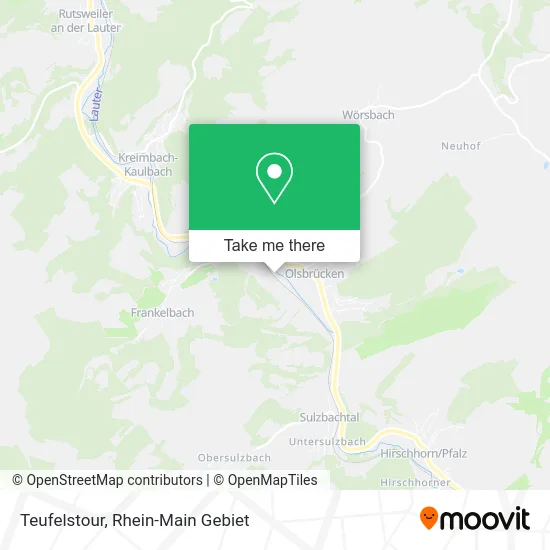 Teufelstour map