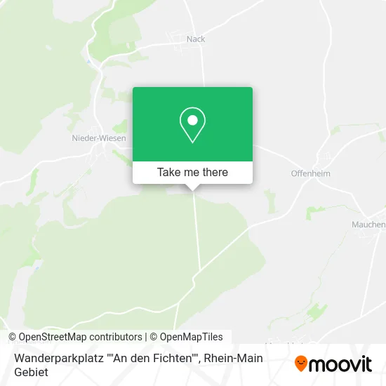 Карта Wanderparkplatz ""An den Fichten""
