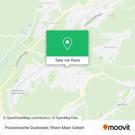 Карта Polizeiwache Dudweiler