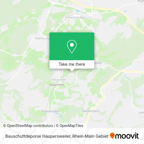 Карта Bauschuttdeponie Haupersweiler