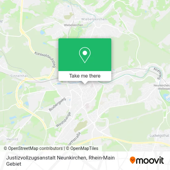 Карта Justizvollzugsanstalt Neunkirchen