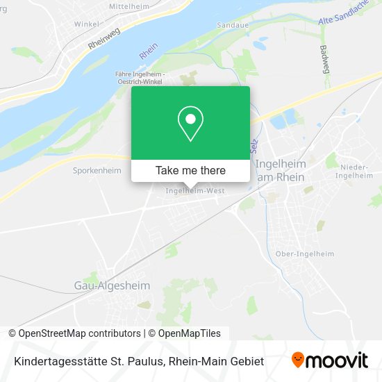 Карта Kindertagesstätte St. Paulus