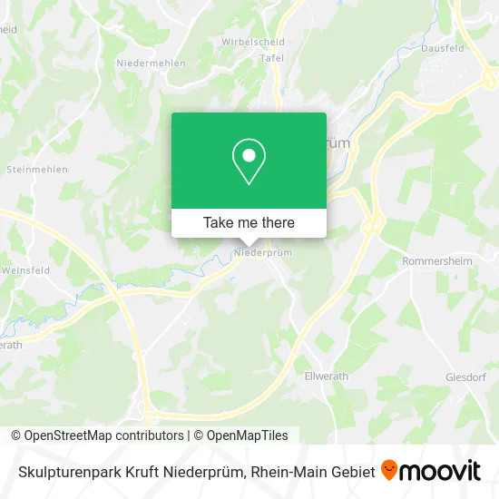 Карта Skulpturenpark Kruft Niederprüm