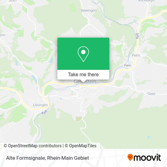 Карта Alte Formsignale