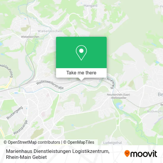 Карта Marienhaus Dienstleistungen Logistikzentrum