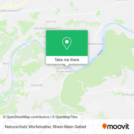 Карта Naturschutz Würfelnatter