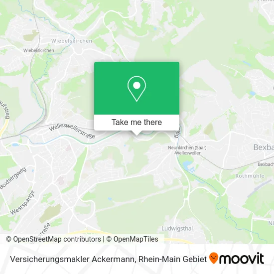 Карта Versicherungsmakler Ackermann