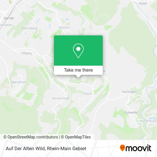 Карта Auf Der Alten Wild
