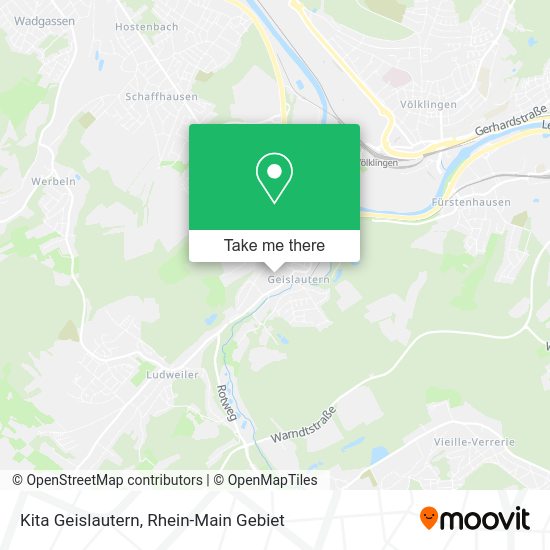 Карта Kita Geislautern