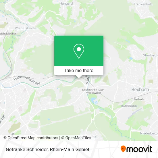 Карта Getränke Schneider