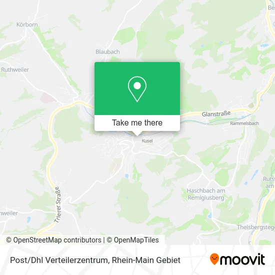 Post/Dhl Verteilerzentrum map