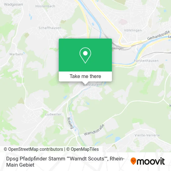Карта Dpsg Pfadpfinder Stamm ""Warndt Scouts""