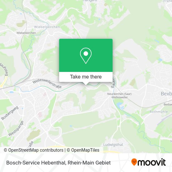 Карта Bosch-Service Hebenthal