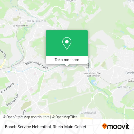 Карта Bosch-Service Hebenthal