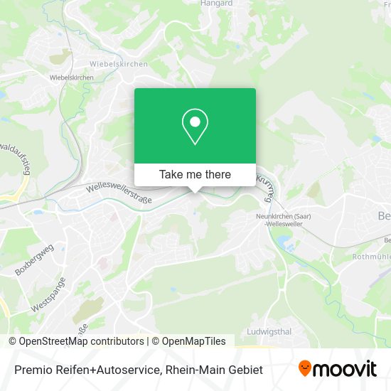 Карта Premio Reifen+Autoservice