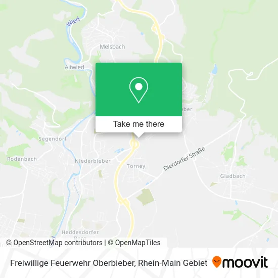 Freiwillige Feuerwehr Oberbieber map
