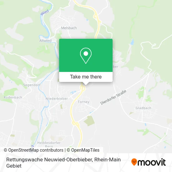 Карта Rettungswache Neuwied-Oberbieber