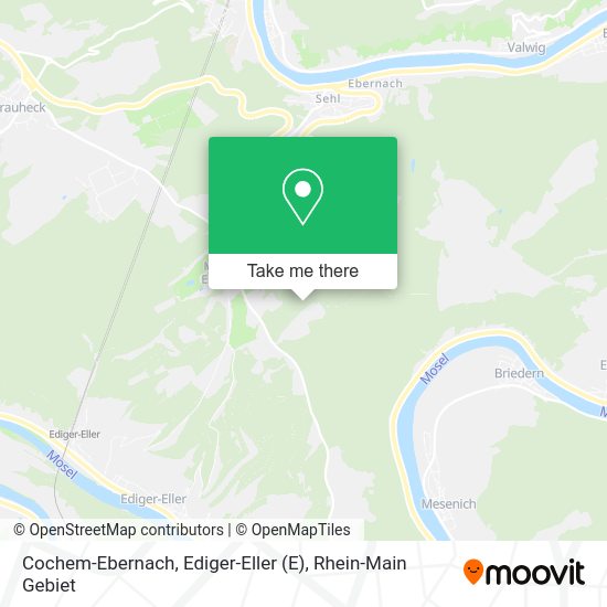 Cochem-Ebernach, Ediger-Eller map