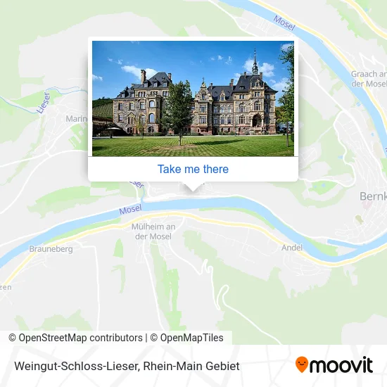 Карта Weingut-Schloss-Lieser