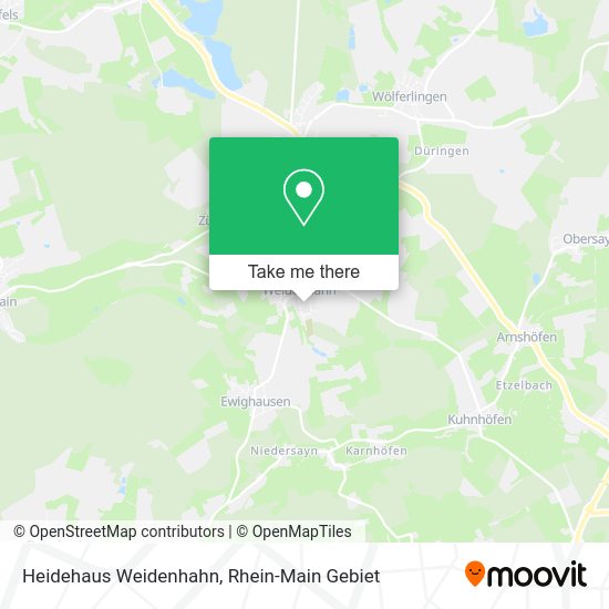Карта Heidehaus Weidenhahn
