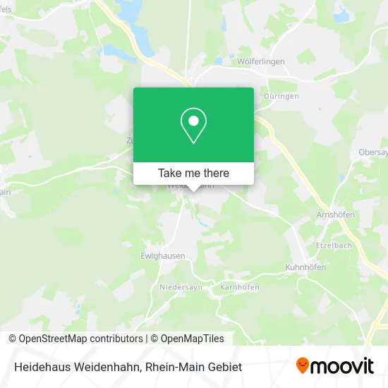 Heidehaus Weidenhahn map
