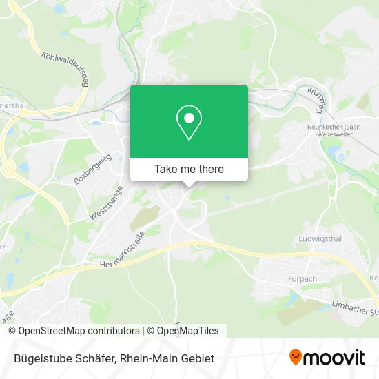 Карта Bügelstube Schäfer