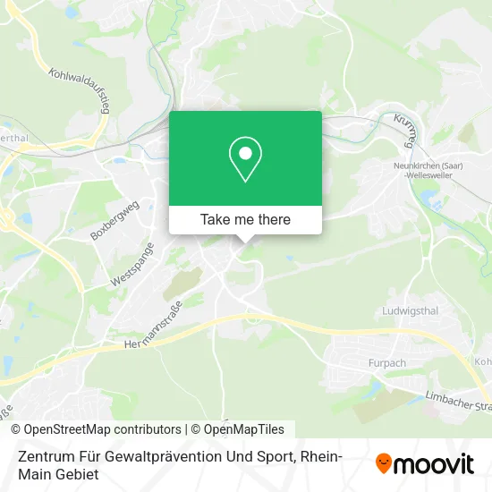 Карта Zentrum Für Gewaltprävention Und Sport