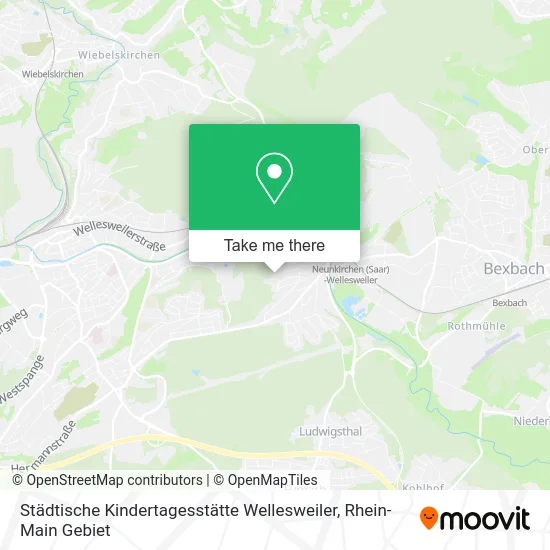 Карта Städtische Kindertagesstätte Wellesweiler
