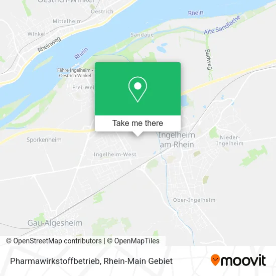Карта Pharmawirkstoffbetrieb