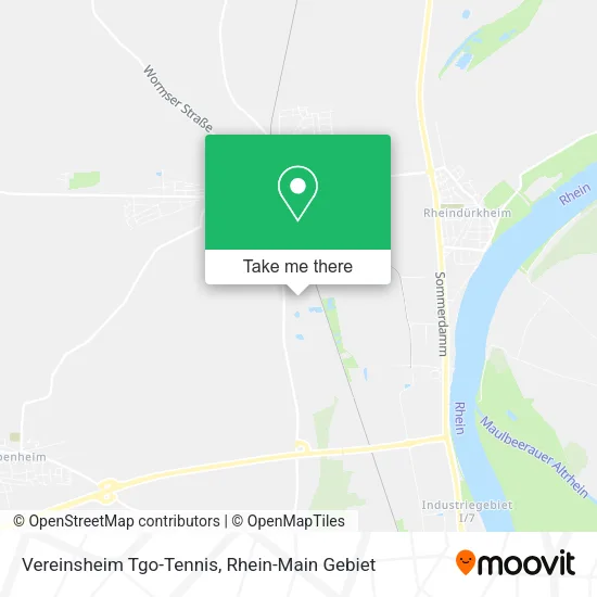 Карта Vereinsheim Tgo-Tennis