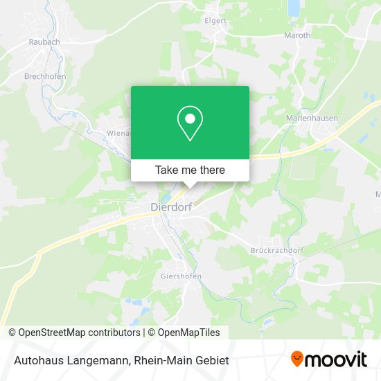 Autohaus Langemann map