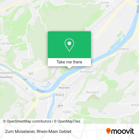 Карта Zum Moselaner