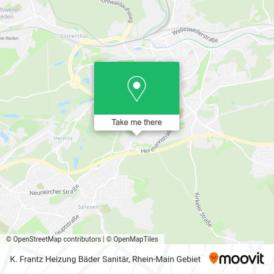Карта K. Frantz Heizung Bäder Sanitär